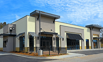 outside view of a business building