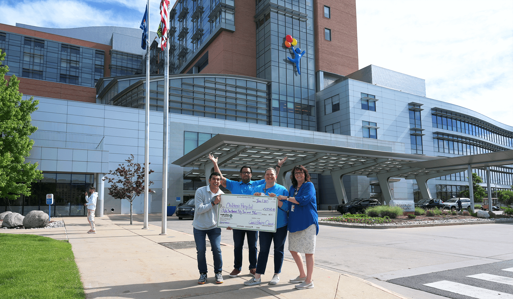 Children's Hospital Donation from Credit Union of Denver