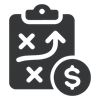 Financial strategy icon