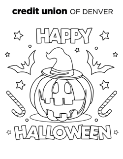 Halloween Coloring Page 2