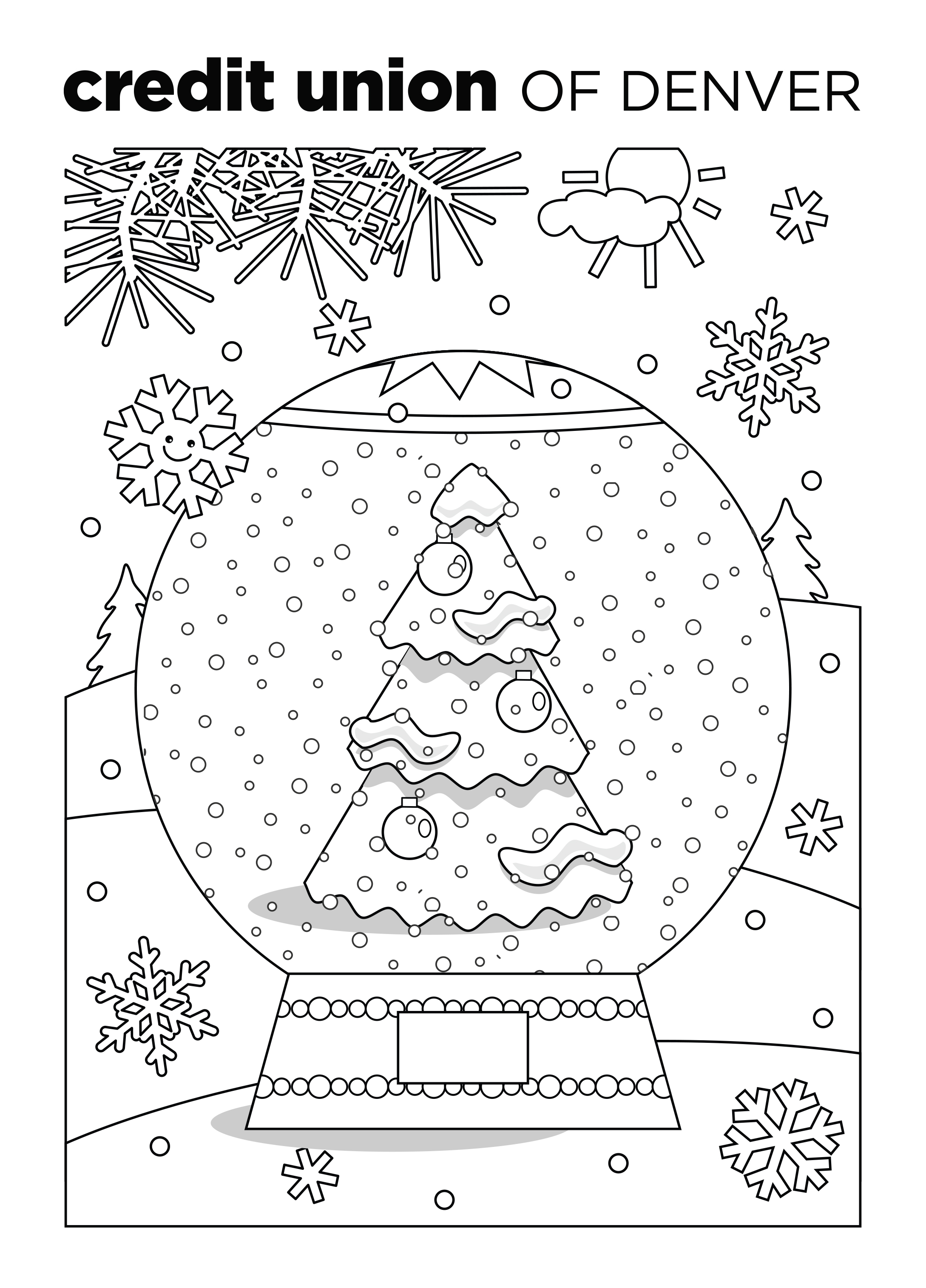Holiday Coloring Sheet 2 2023