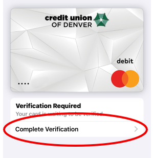 Select Complete Verification.