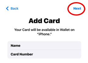 Select Next (this screen will be automatically filled in).