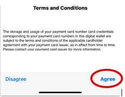 Agree to Terms and Conditions