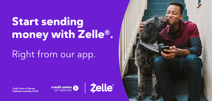 Start sending money with Zelle. Right from our app.