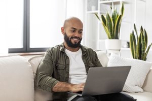 Paying bills on computer