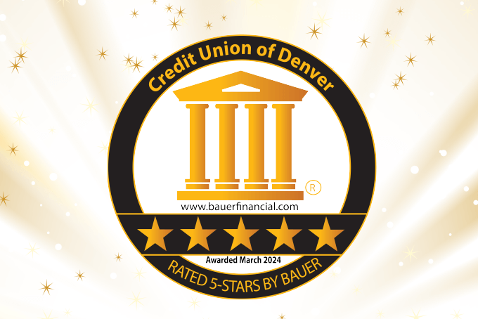 Credit Union of Denver Awarded 5-Star Rating from BauerFinancial 